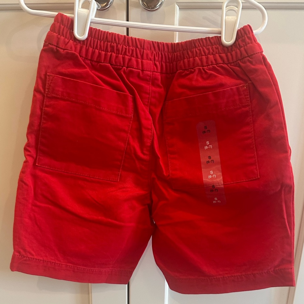 🎉 Clearance Sale! Gap Kids Red pull on shorts, size 6-7, small - Picture 3 of 5